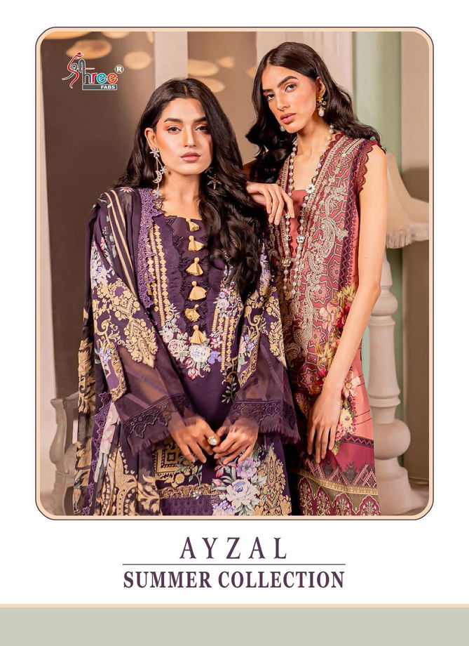 Ayzel Summer Collection Cotton Pakistani Suits Catalog